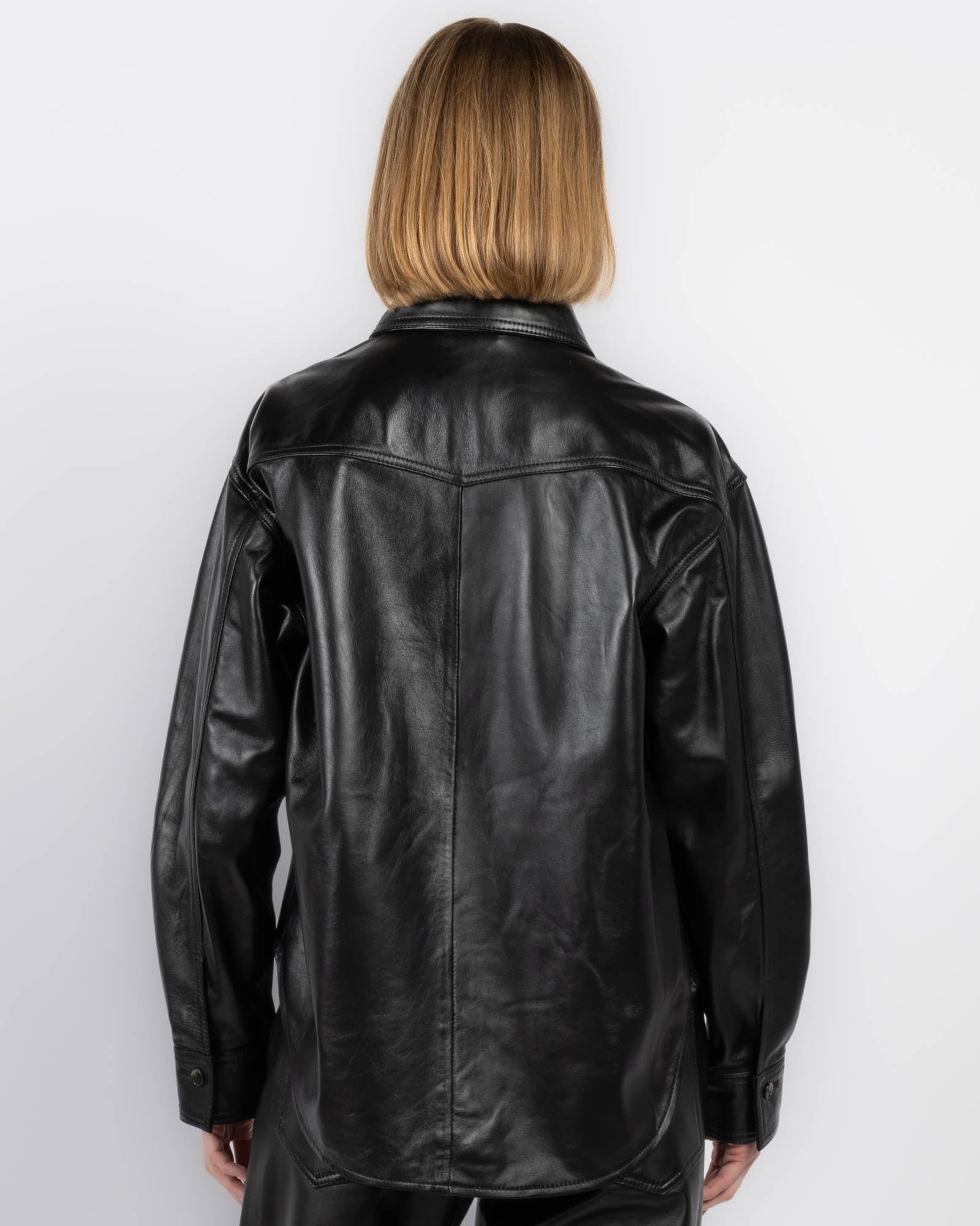 Belty Leather Jacket