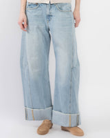 Relaxed Cuff Lasso Jeans