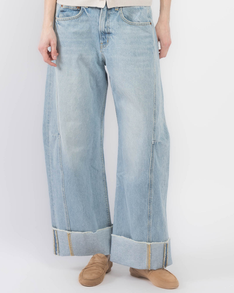 Relaxed Cuff Lasso Jeans