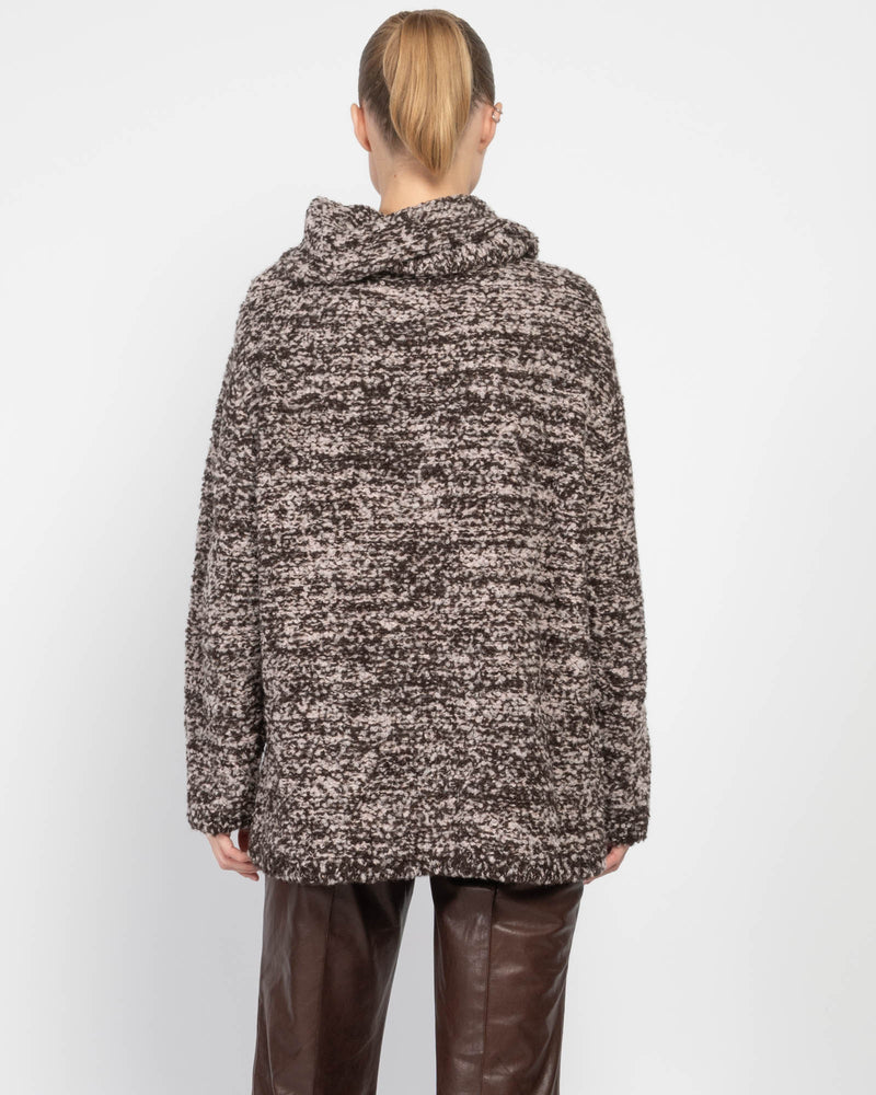 Twist Turtleneck Sweater