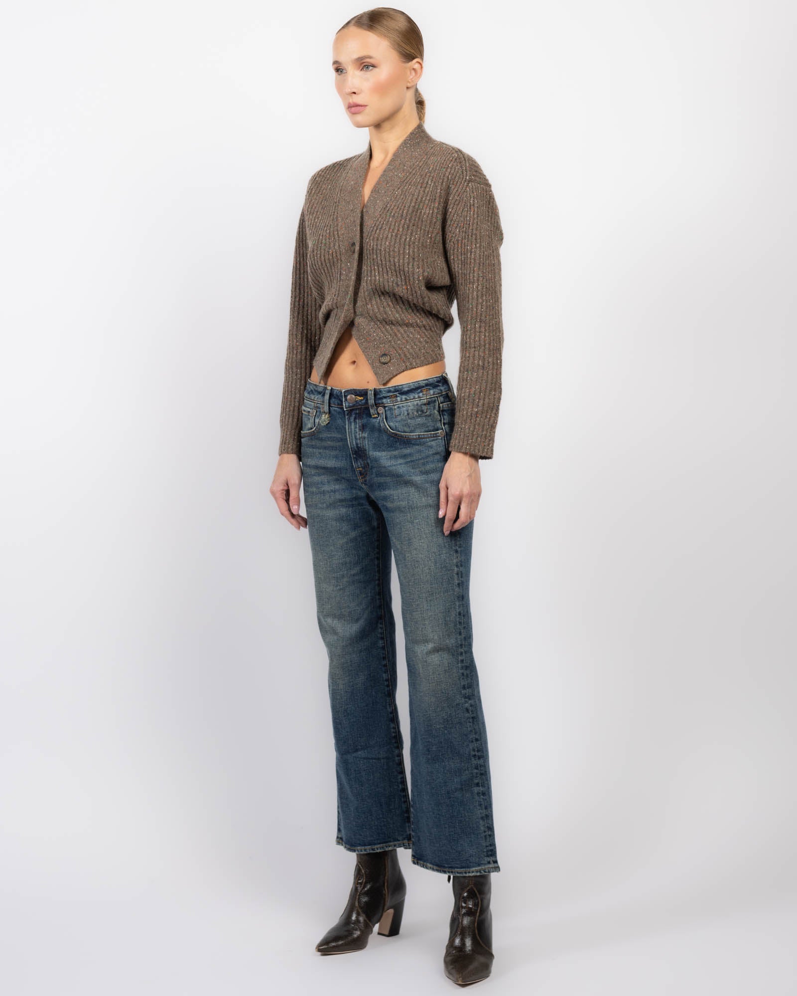R13 Joan Kick Flare Jeans