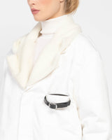 Shearling Lab Coat