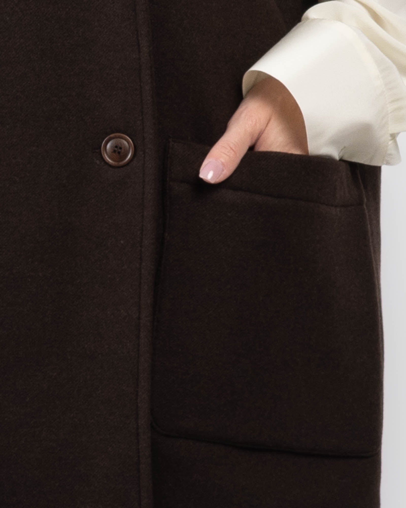 Double-Breasted Wool Vest