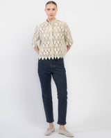 Lace Button Shirt
