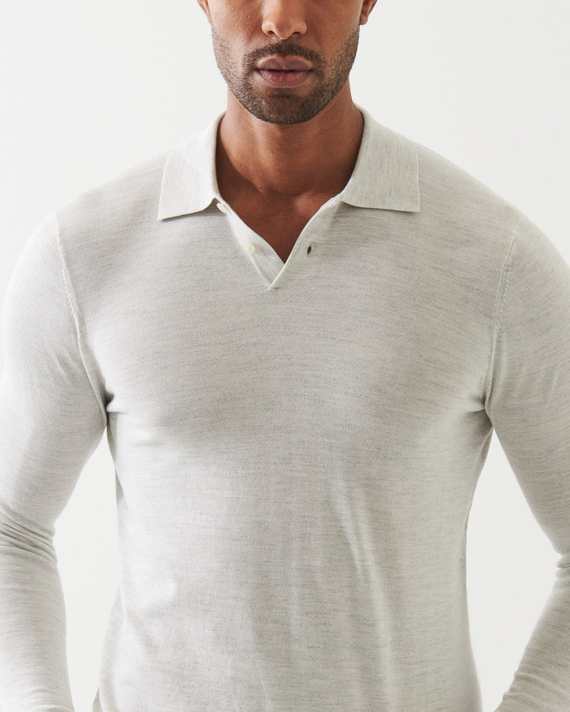 Cupro Button Polo