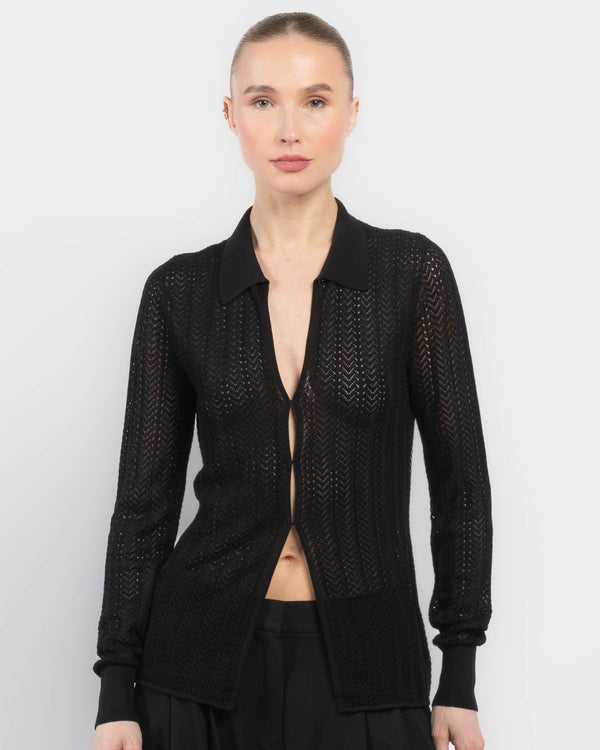 Textured Knit Shirt