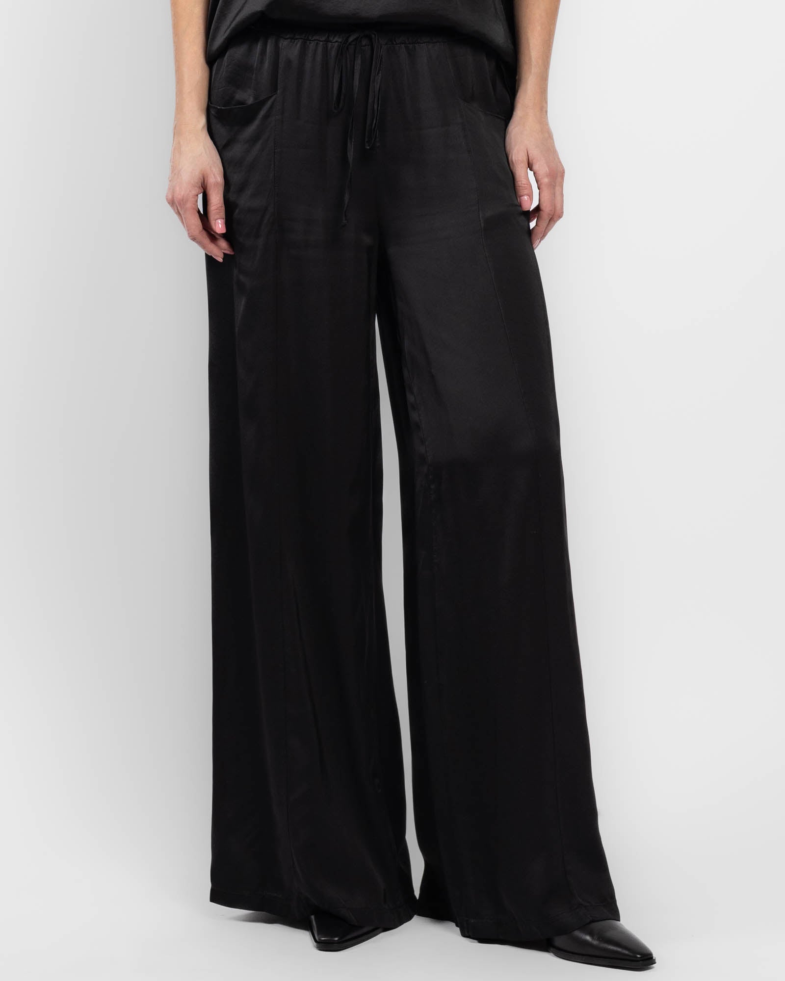 Pantalon en satin