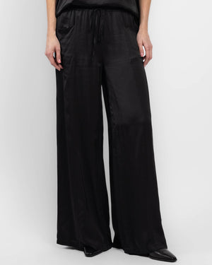 Pantalon en satin