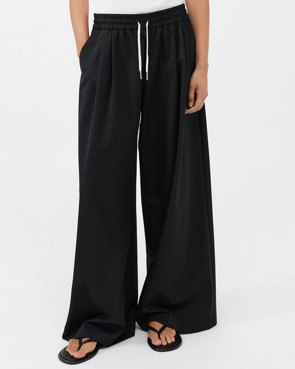 Wool Drawstring Pants