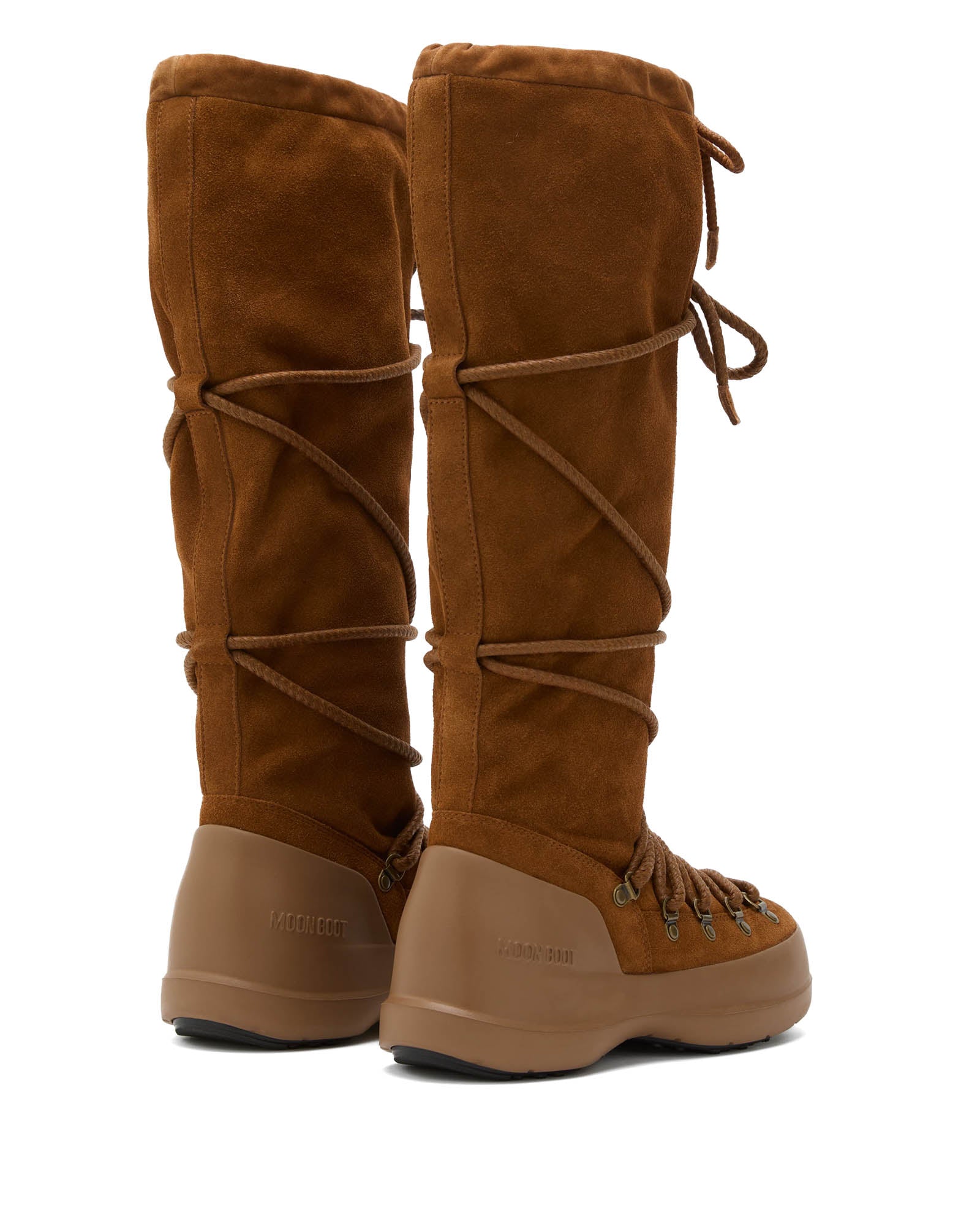 MOON BOOT 茶色　IT42-44 MOON BOOT Luna Boots Extra Suede