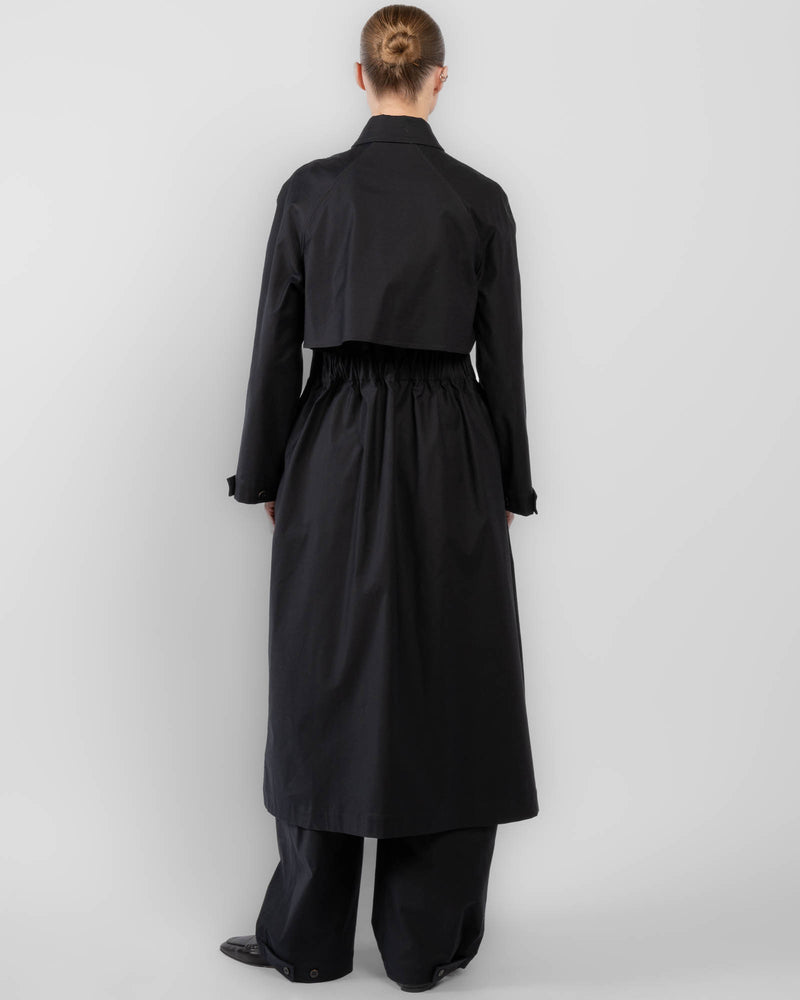 Elastic Trench Coat