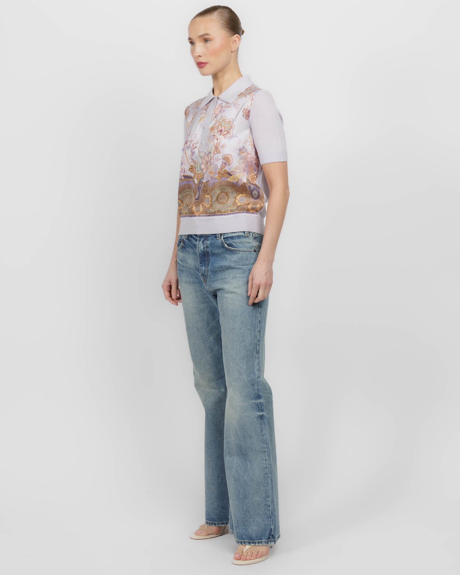 Luna Printed Polo