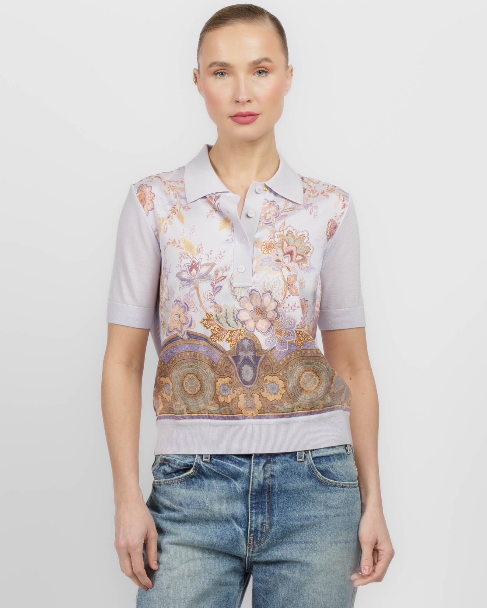 Luna Printed Polo