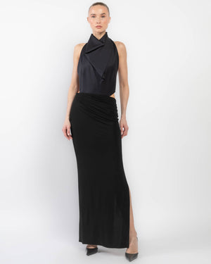 Robe à col bénitier