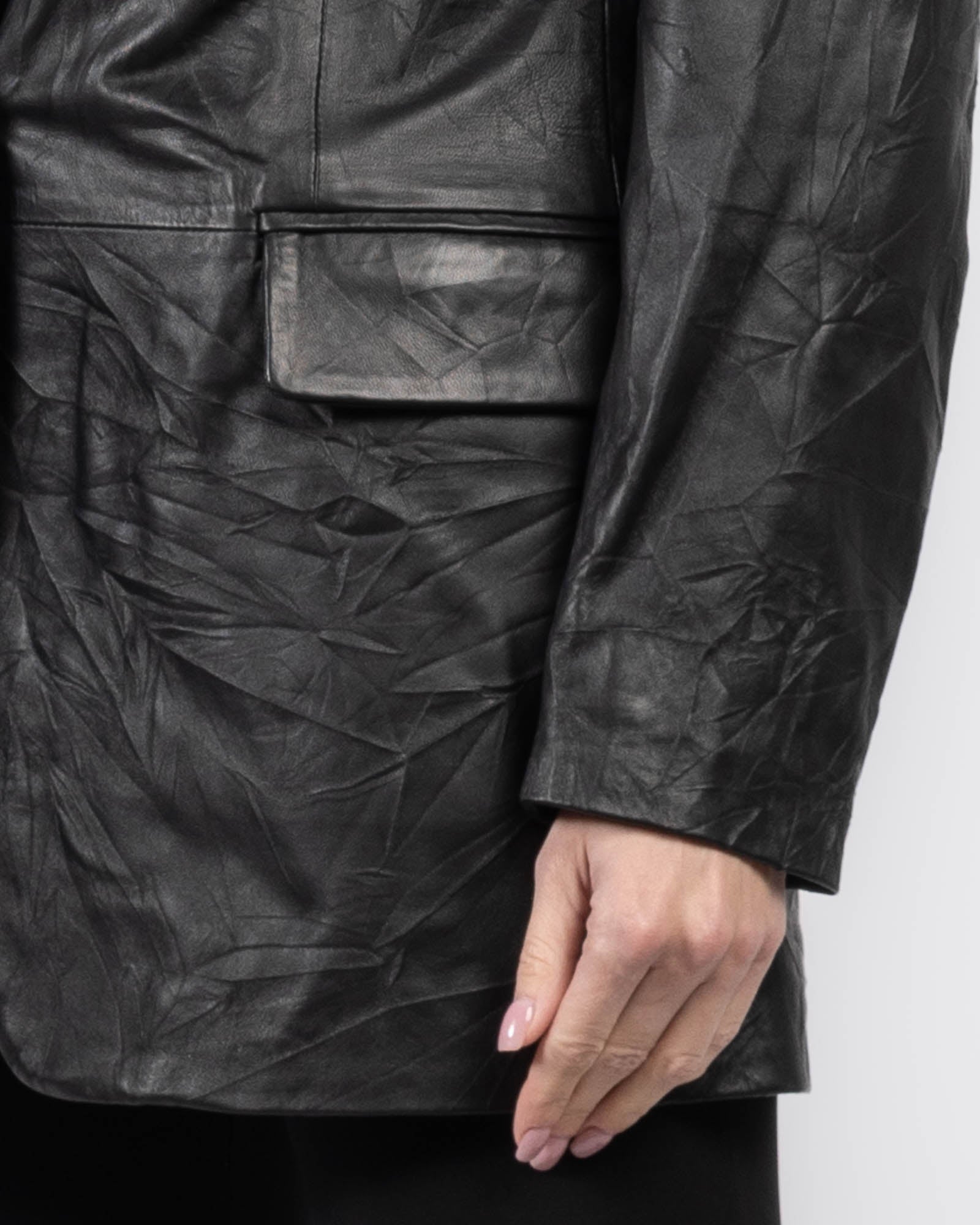 Veste en cuir sur mesure