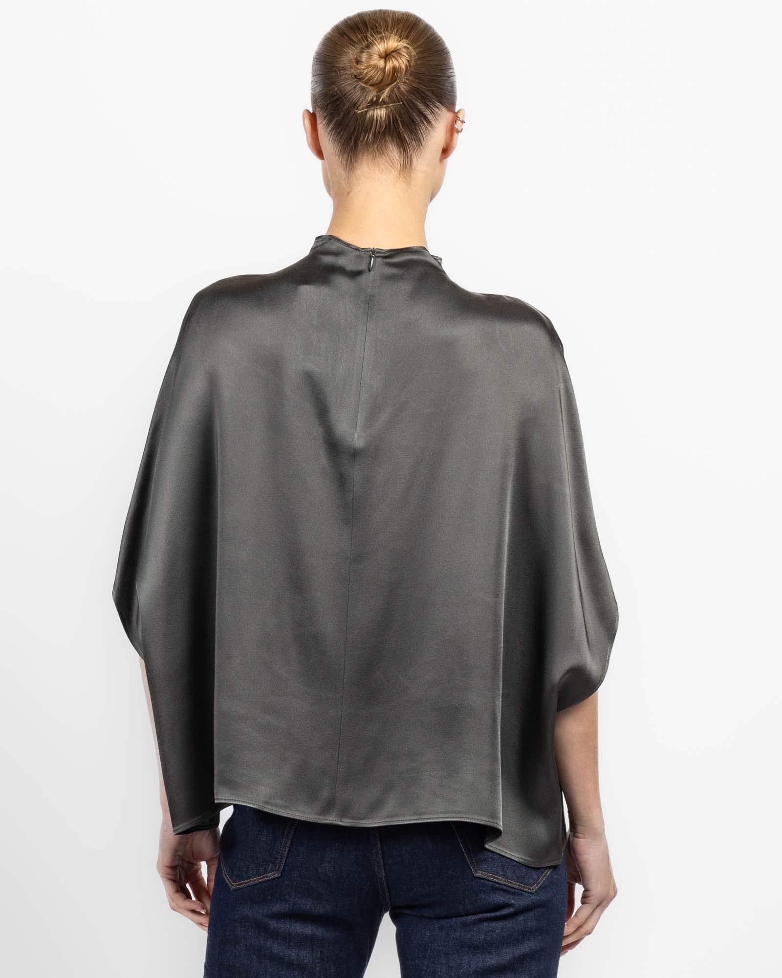 Satin Cape Tee