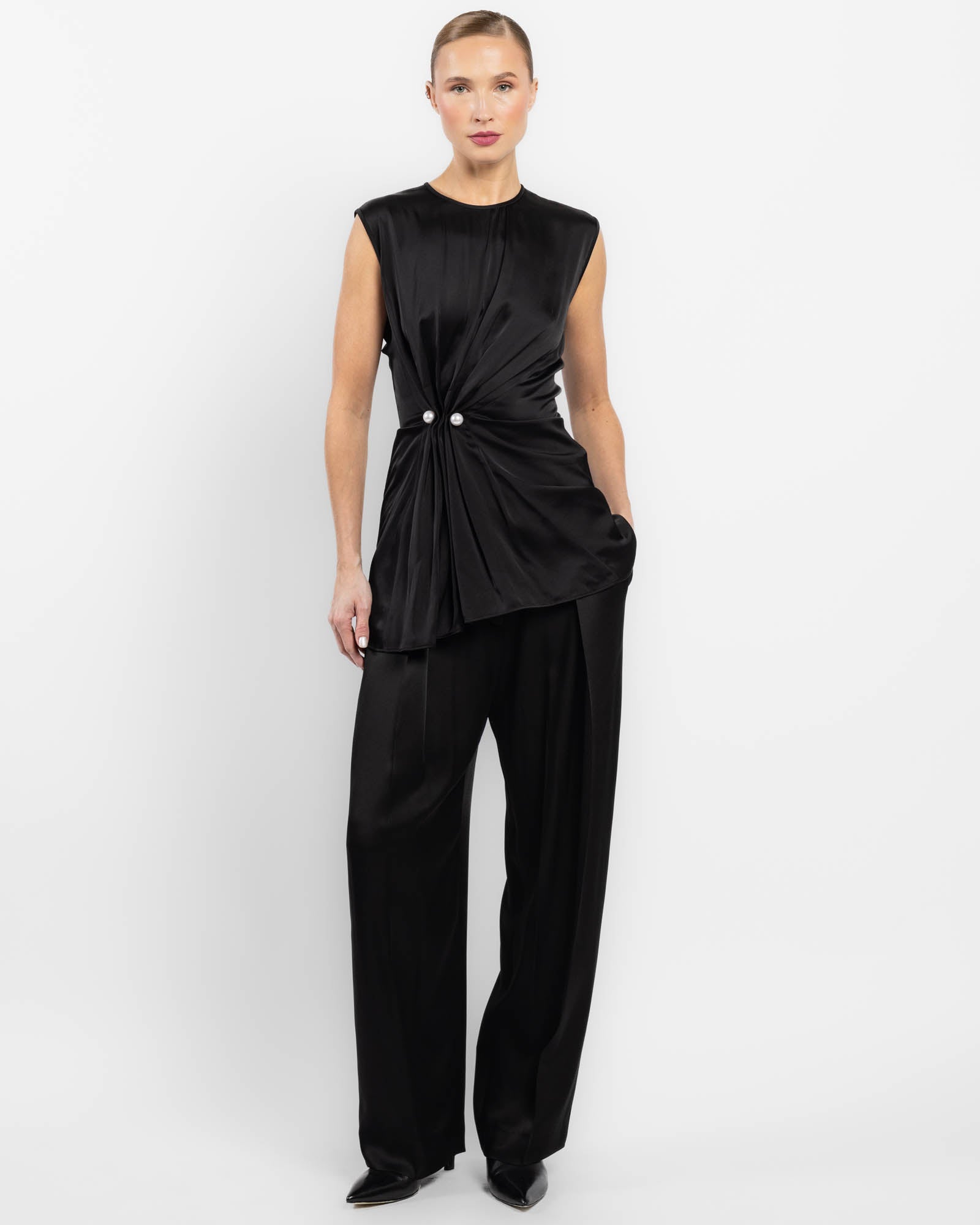 Elegant Drape Top