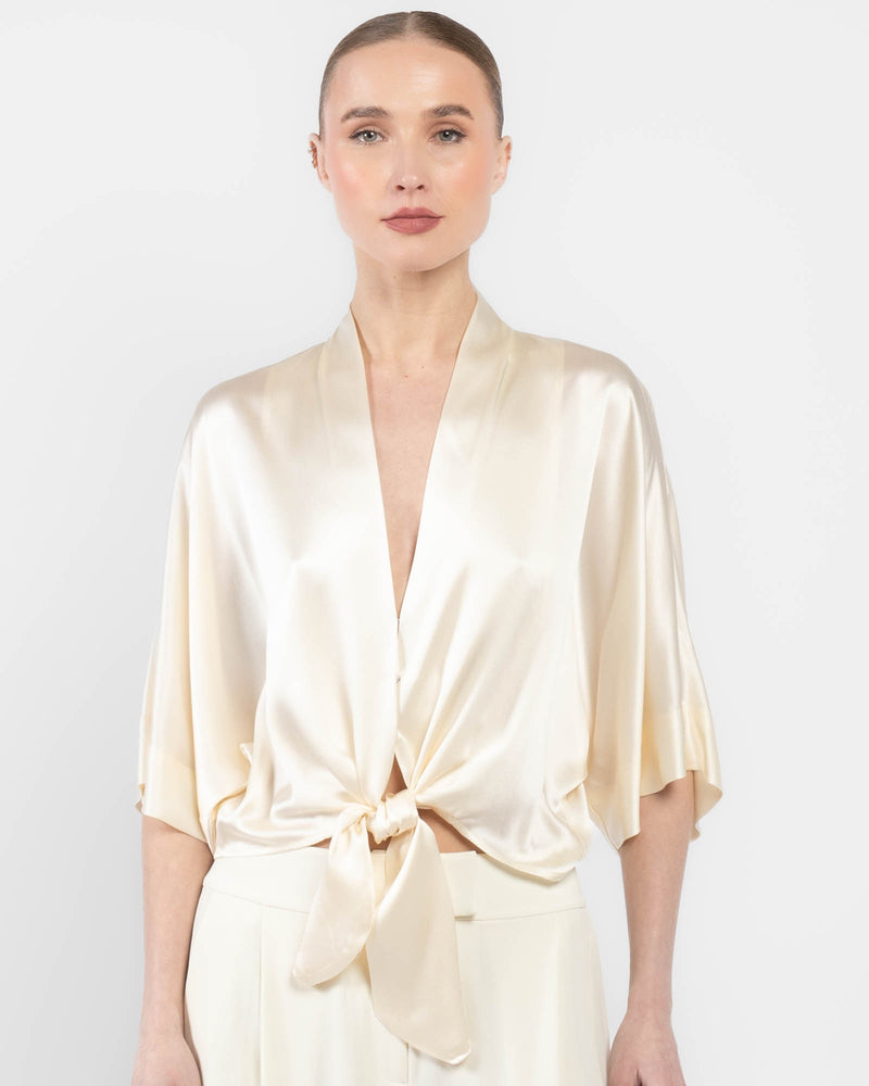 Tie Front Blouse