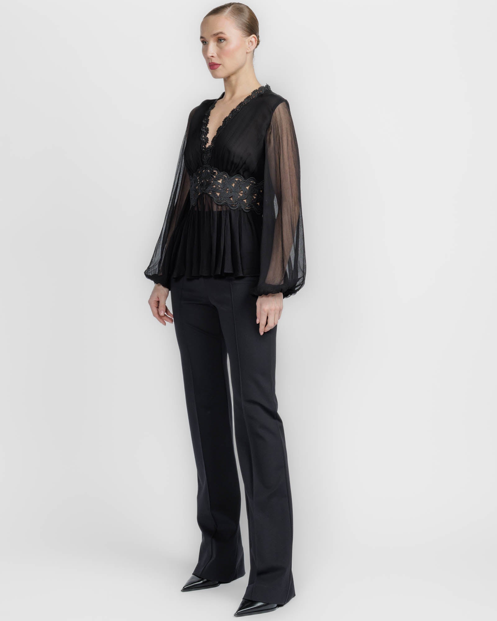 Luna Peplum Top