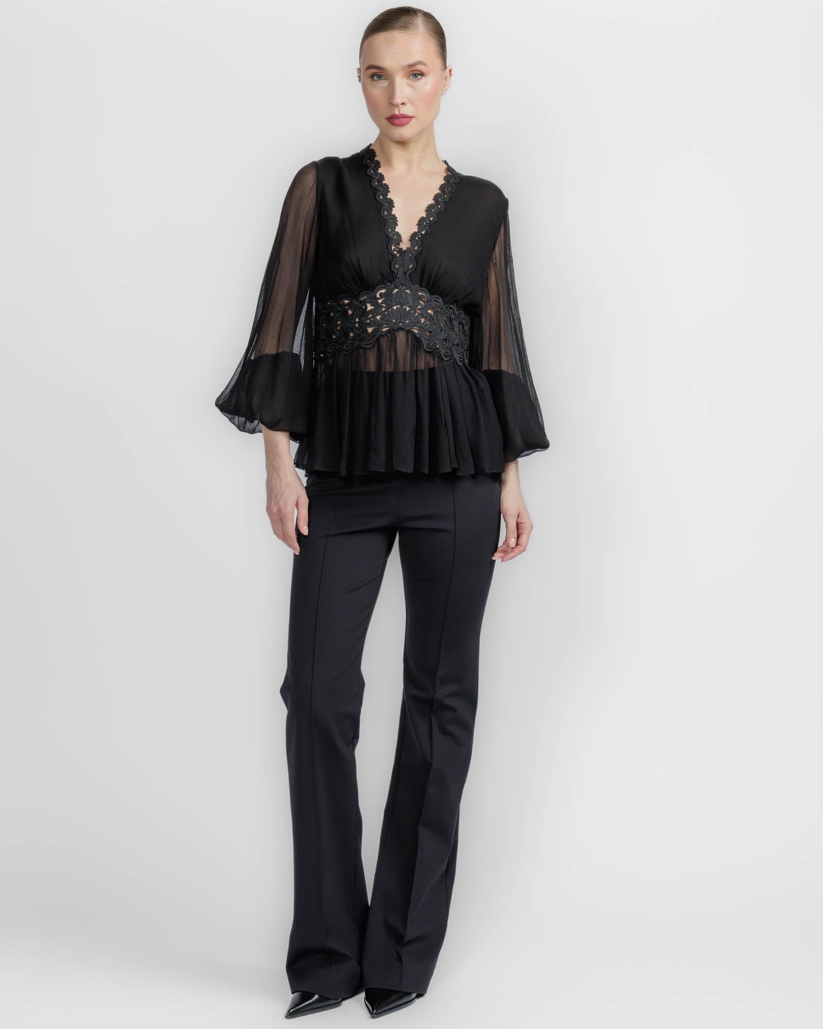 Luna Peplum Top