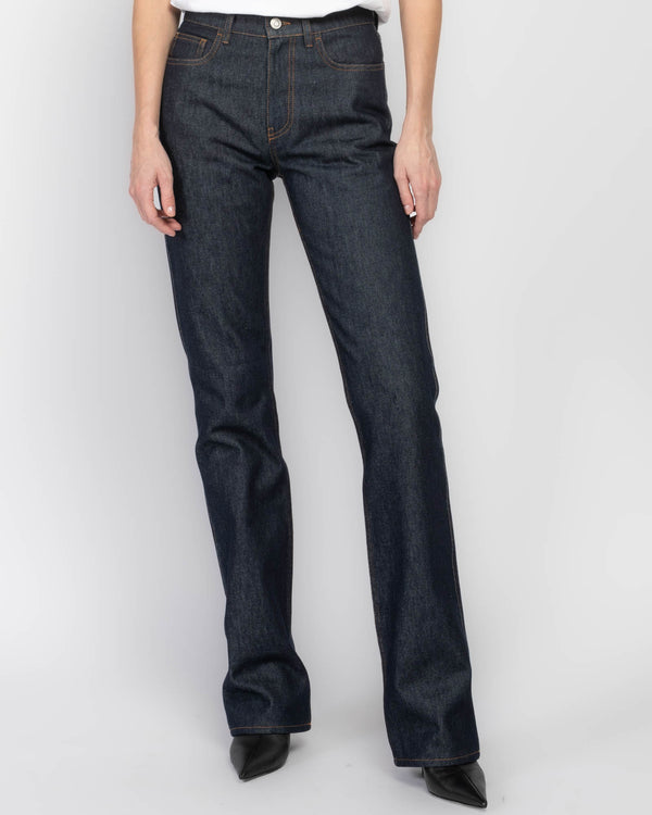 Straight Leg Denim Pants