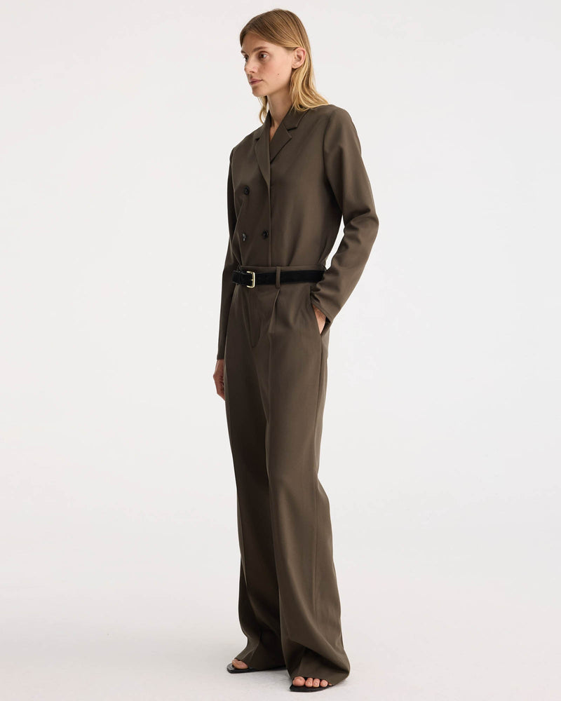 Relaxed Pleated Trousers