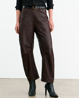 Pantalon en cuir Shon