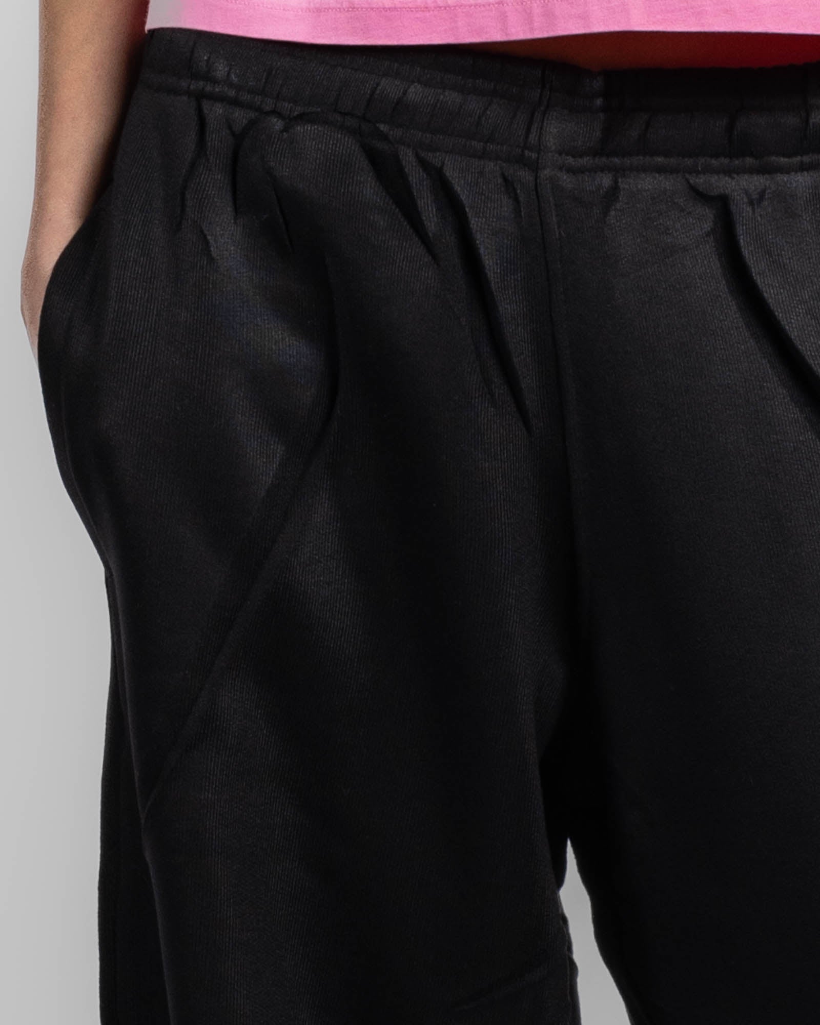 Creased Mid Rise Sweatpants