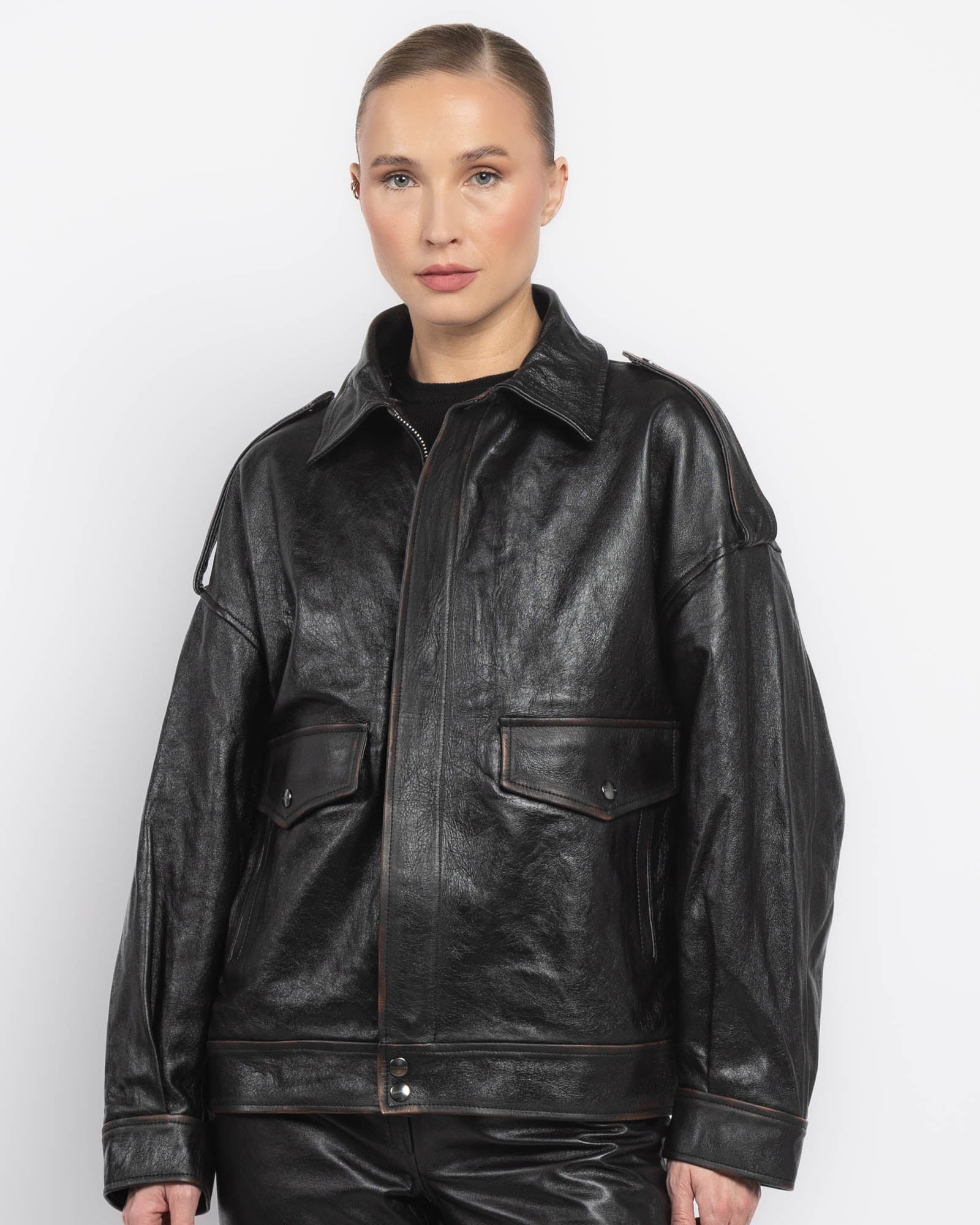 Veste Giorgio Brato X Jade avec fourrure