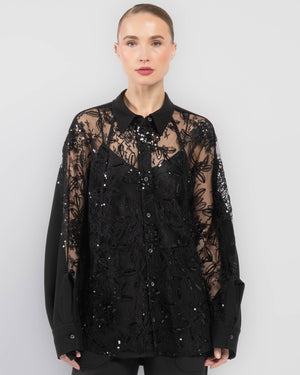 Sequin Lace Top