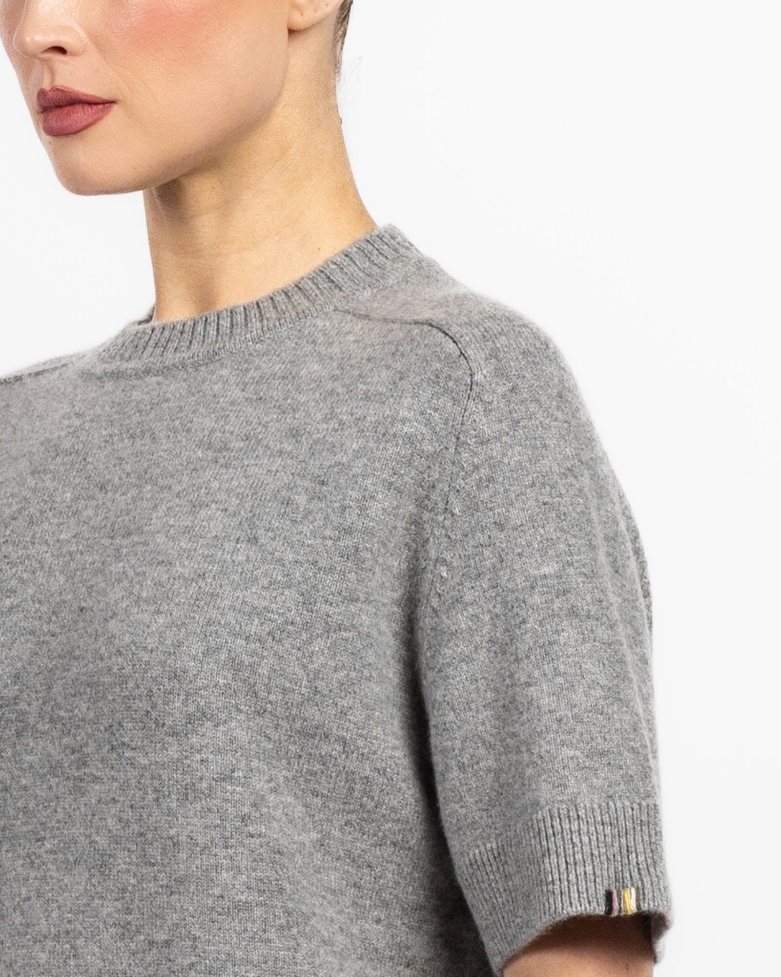 EXTREME CASHMERE Scott Short Sleeve Sweater