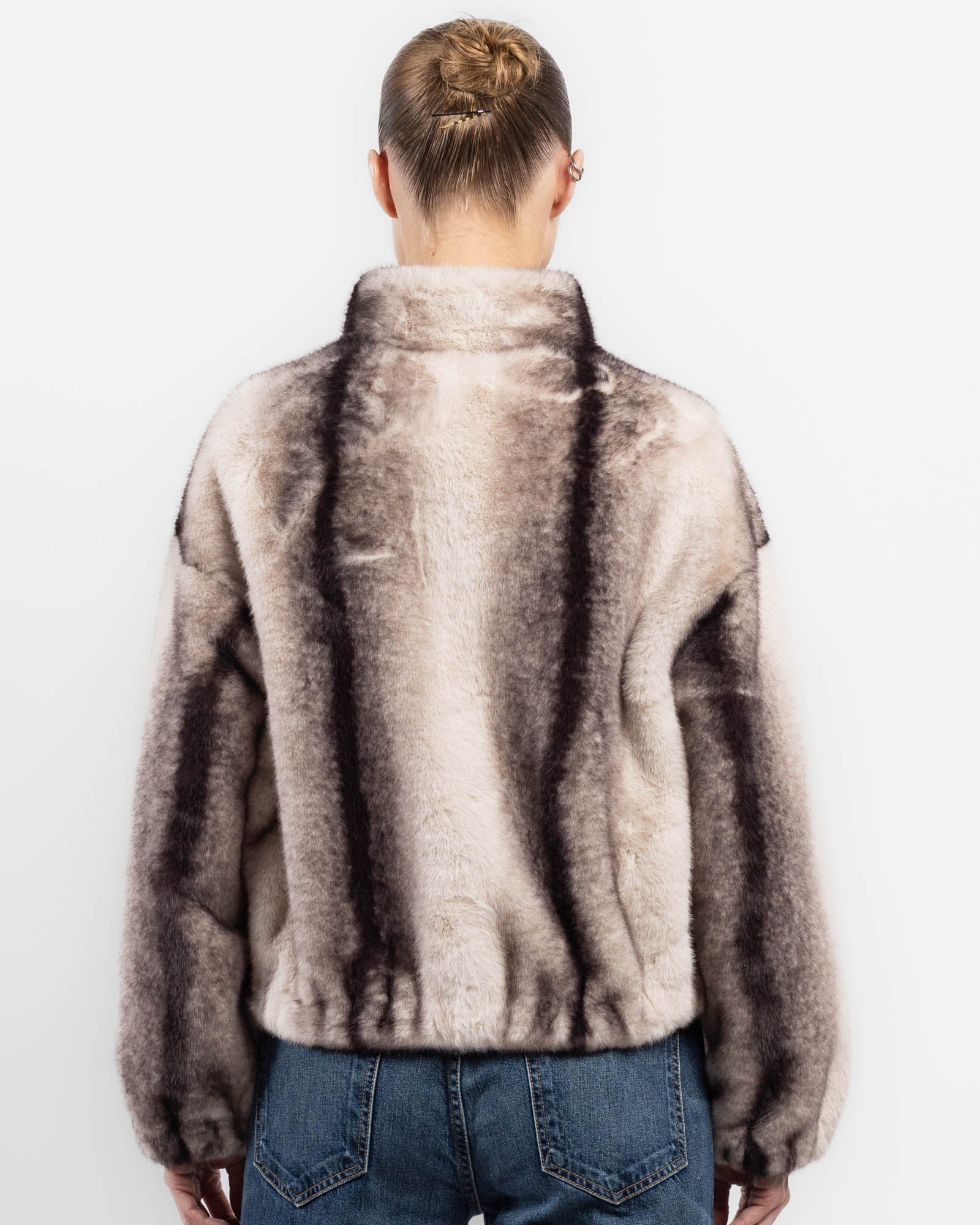 Veste en fausse fourrure