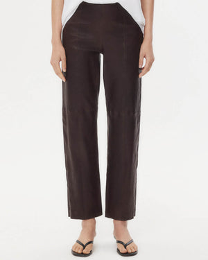 Pantalon en cuir Logan