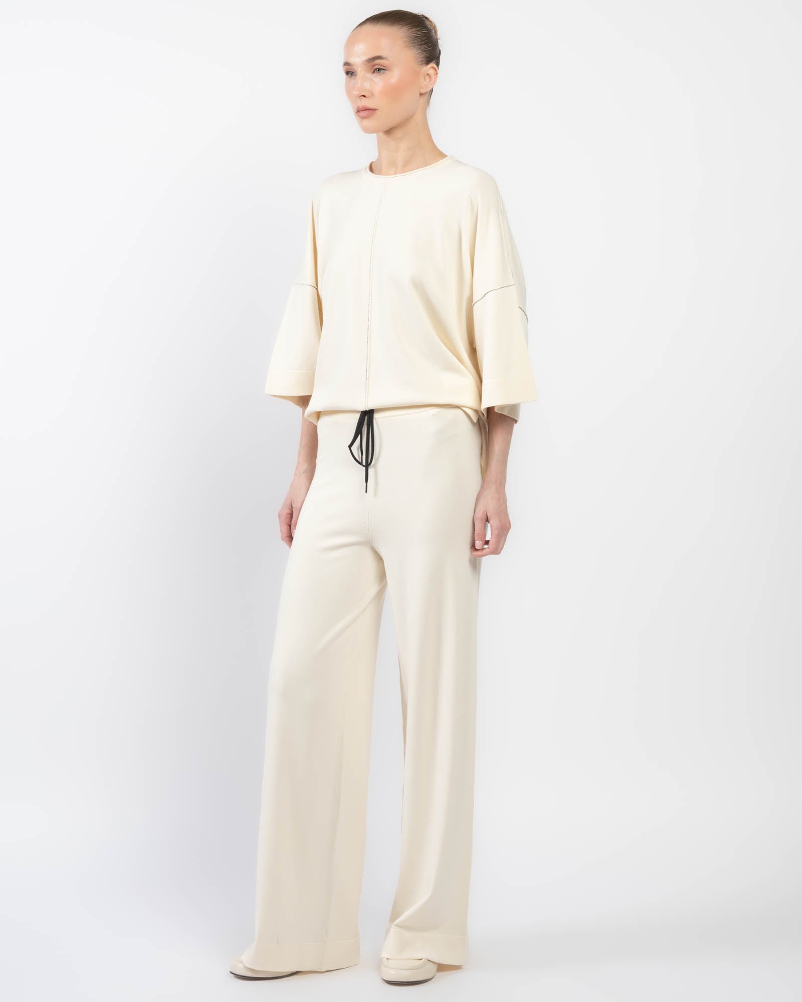 Loose Knit Trousers