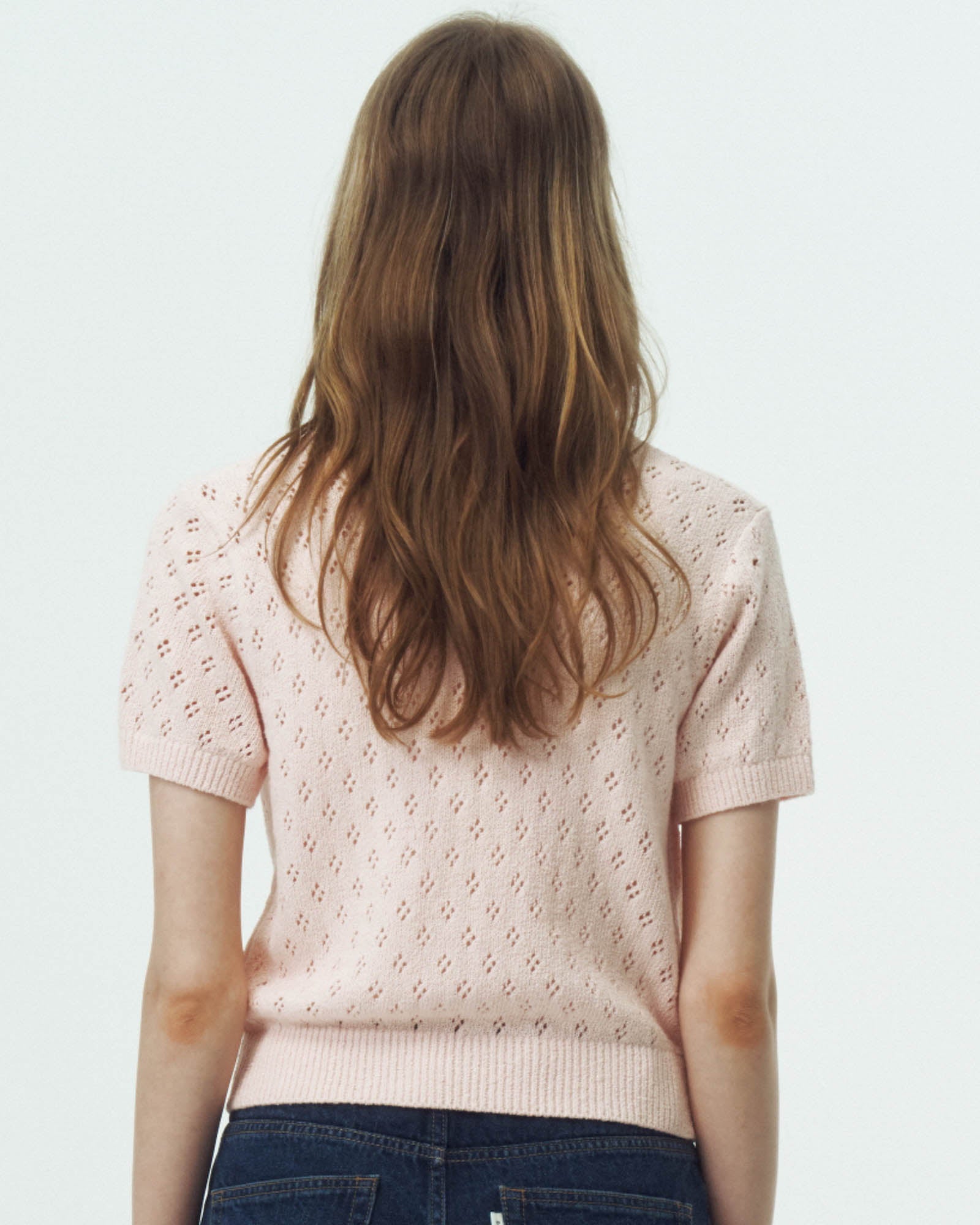 Crochet Short Sleeve Cardigan