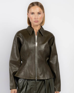 Fitted Leather Jacket