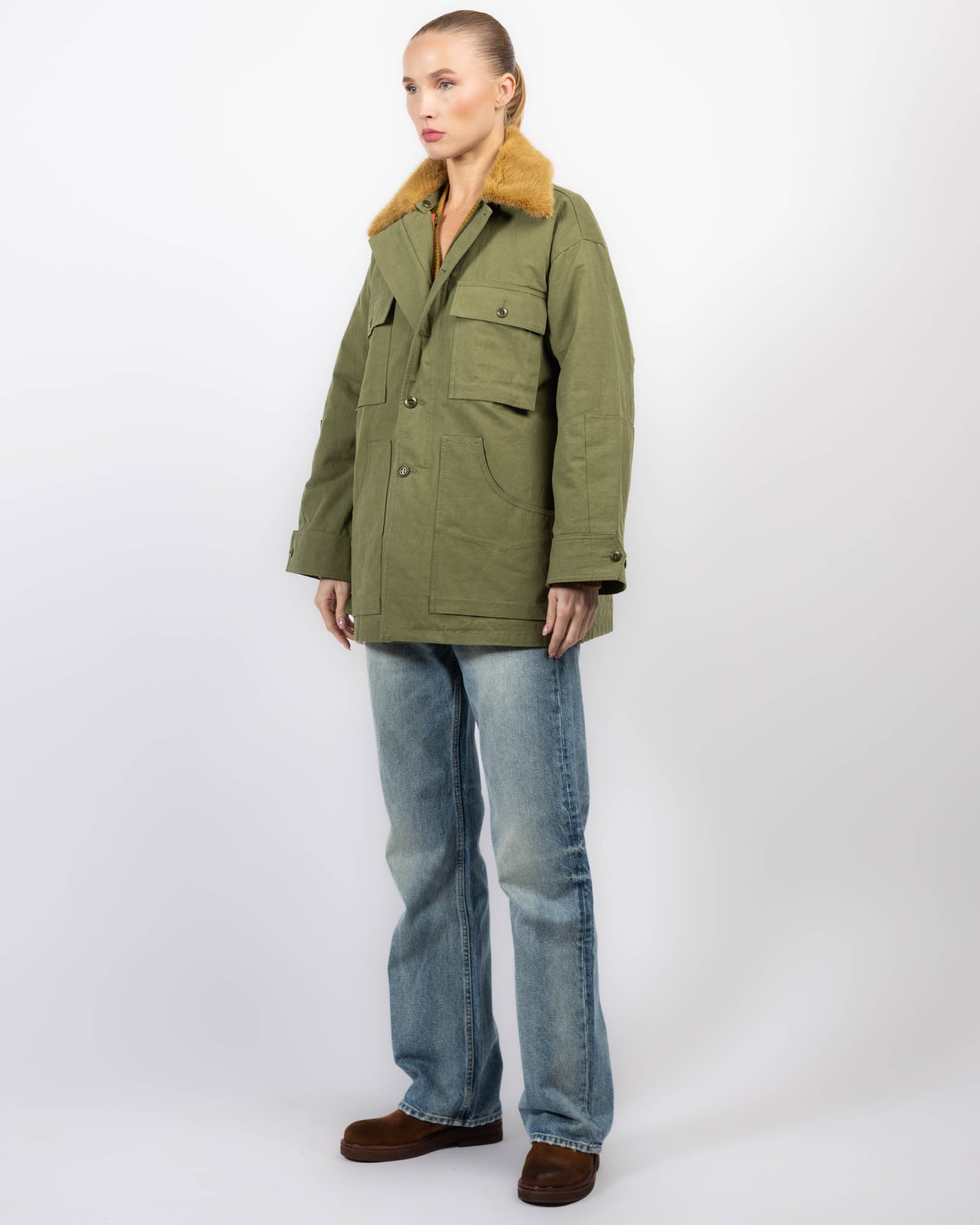 Parka à doublure matelassée