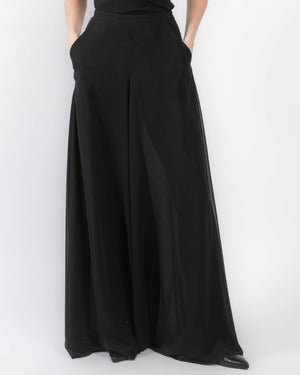 Georgette Wide Leg Pant