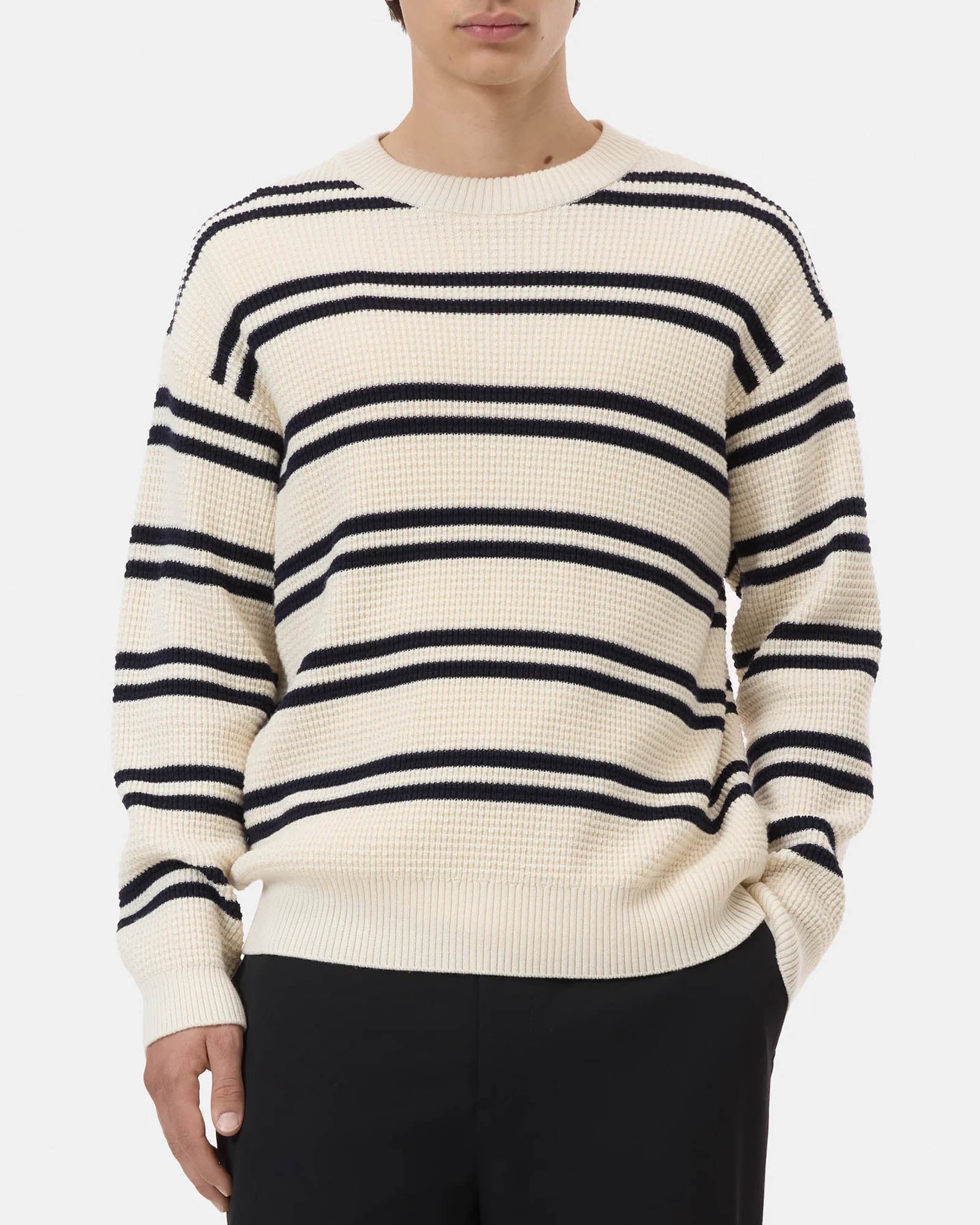 Stripe Crewneck
