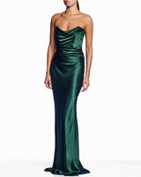 Cowl Bustier Gown