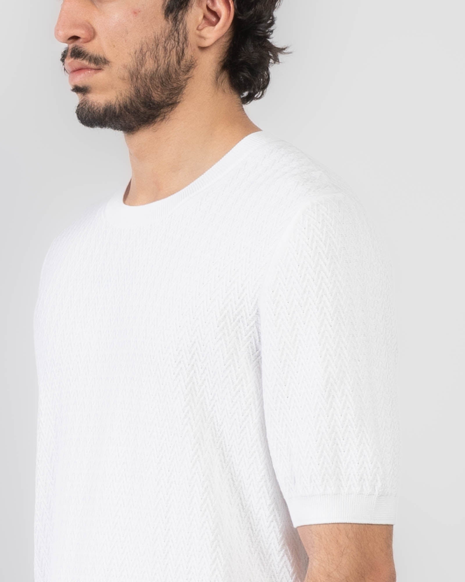 Pull à manches courtes