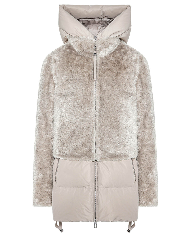 Flake Shearling Coat