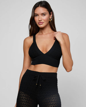 Reverie Pointelle Knit Bralette