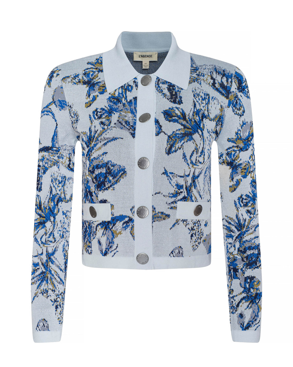 L'AGENCE Osiris Jacquard Cardigan