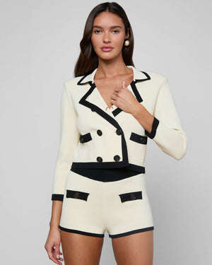 Janu Cropped Knit Jacket