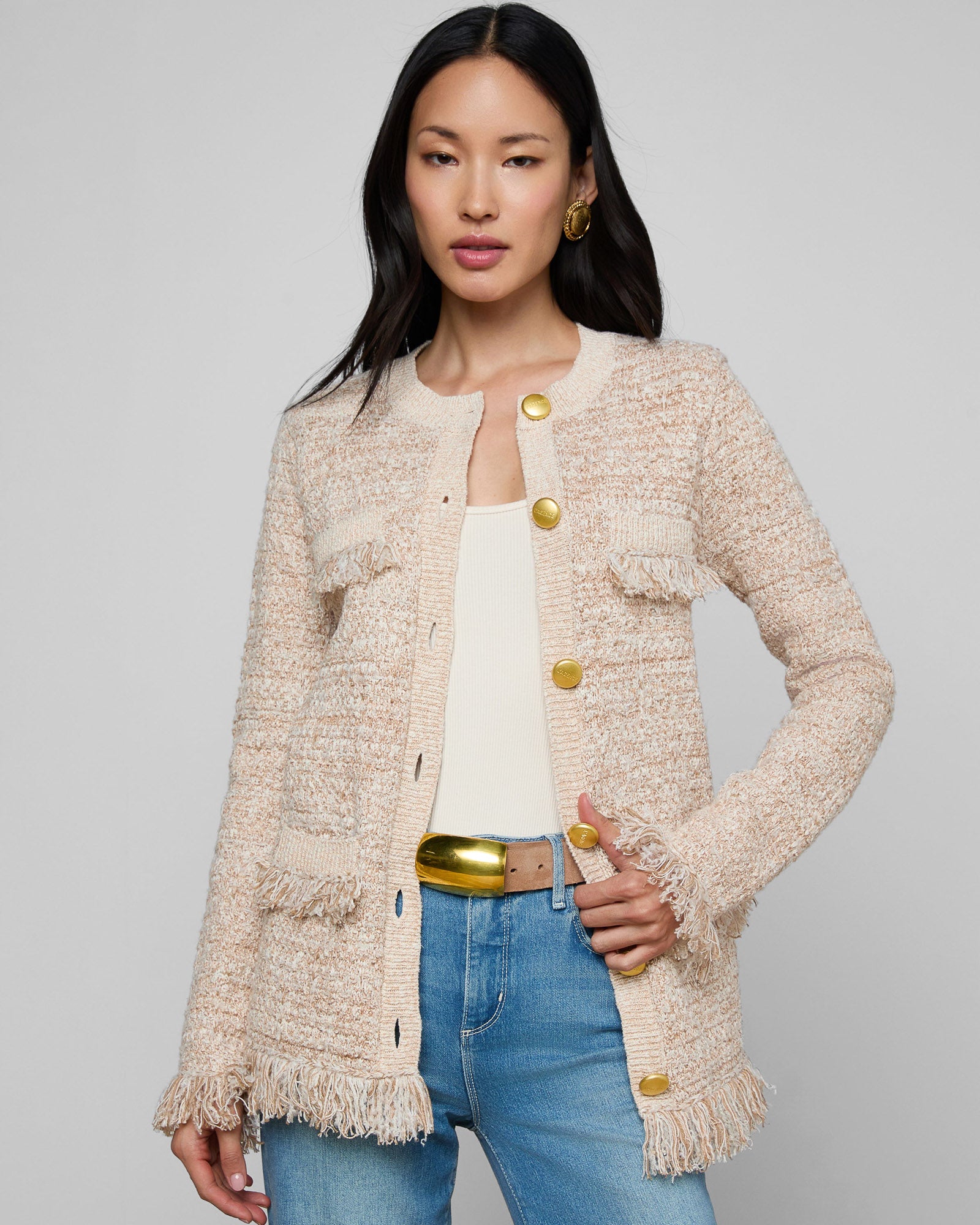 Kastoria Fringe Cardigan