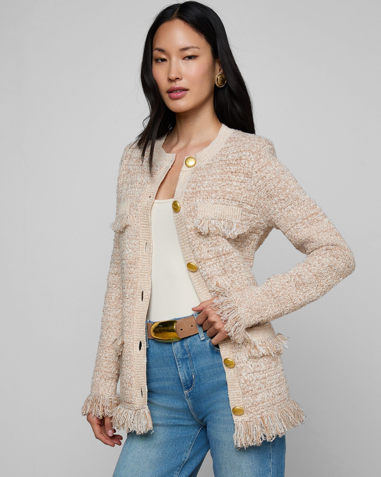 Kastoria Fringe Cardigan