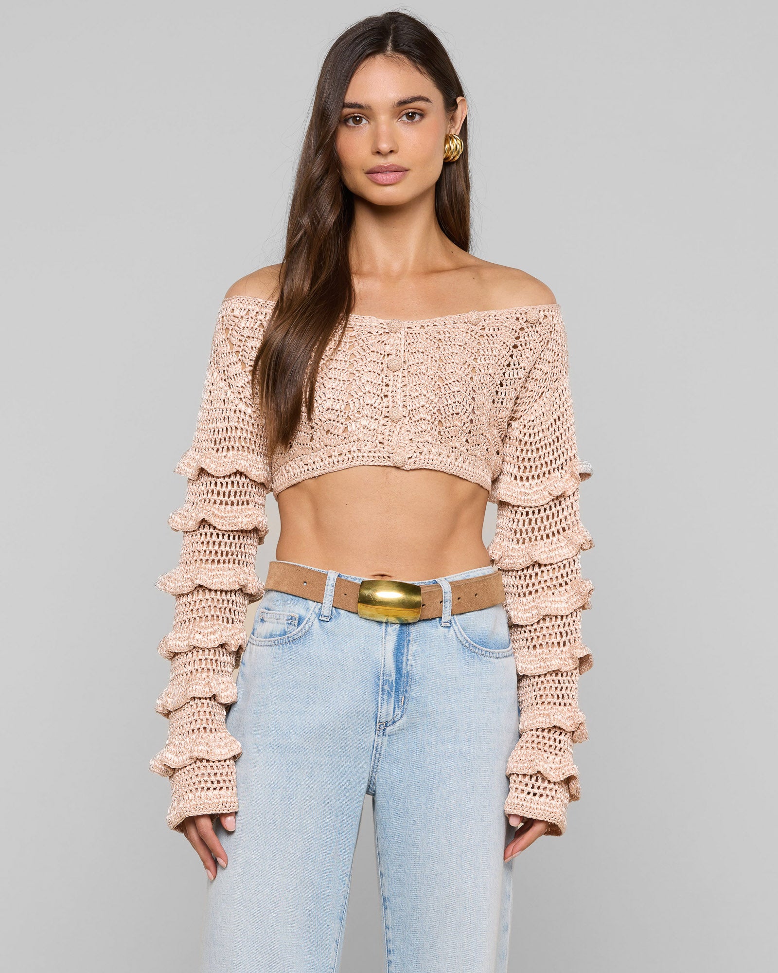 Fey Crochet Cardigan