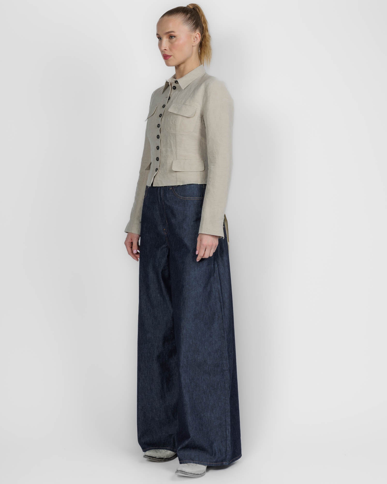 Crop Pocket Jacket