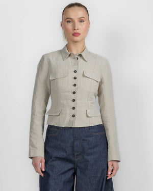 Crop Pocket Jacket